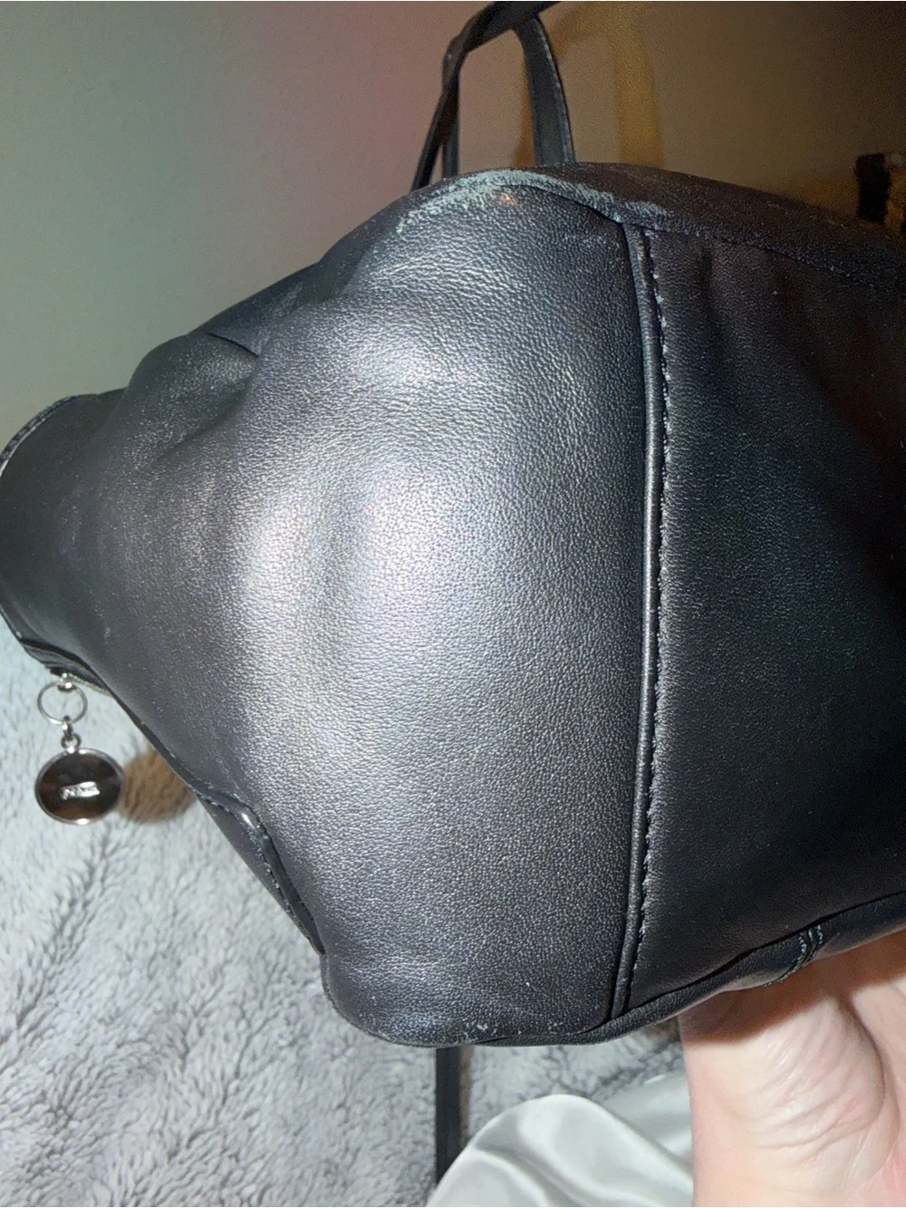 Coach sleek black